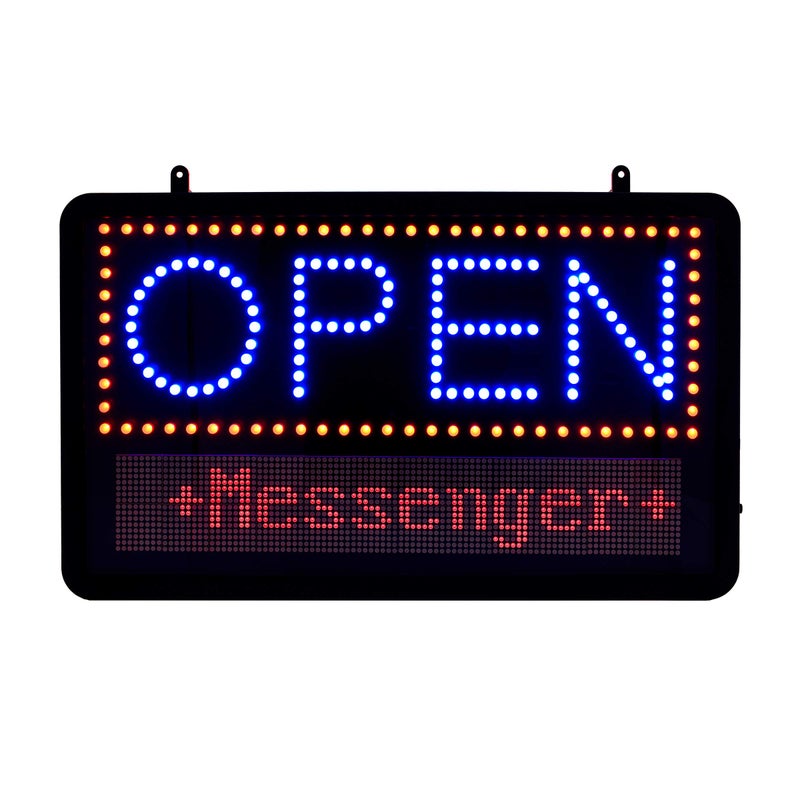 Alpine Led Open Signs for Business with Remote - Super Bright Lighted Open Sign, Easily Programmable Led Sign 3 Mode Electric Display: Flashing, Fixed, Scrolling With Space for Extra Letters & Numbers - Image 2